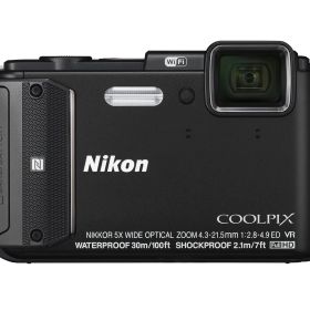 Nikon デジタルカメラ COOLPIX AW130 ブラック BK(中古品)