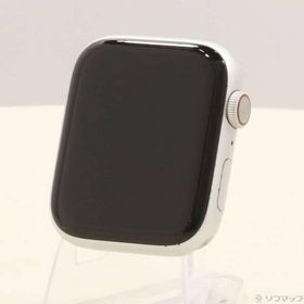 〔中古〕Apple(アップル) Apple Watch Series 5 GPS + Cellular 44mm シルバーアルミニウムケース バンド無し〔247-ud〕