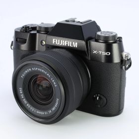 【中古】[美品] FUJIFILM X-T50 XC15-45mmレンズキット ミラーレス一眼カメラ ブラック [ズームレンズ] _GP00018462