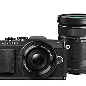 【中古】【非常に良い】OLYMPUS PEN E-PL7 EZダブルズームキット ブラック ミラーレス一眼 E-PL7 EZ DZKIT BLK d2ldlup