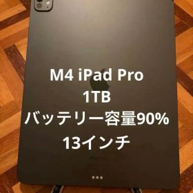 13インチ iPad Pro m4 1TB スペースブラック