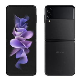 【中古】Galaxy Z Flip3 5G 128GB ファントムブラック クリーム SC-54B SCG12 docomo au