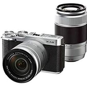 【中古】【非常に良い】FUJIFILM ミラーレス一眼 X-A2 ダブルズームレンズキット シルバー X-A2S1650II/50230II qqffhab