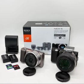 SONY デジタル一眼カメラα5100ボディ + NEX-5 ダブルズームキット