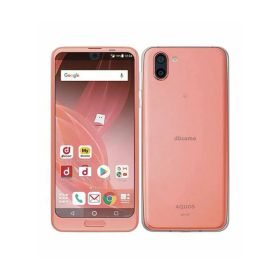 【中古B】AQUOS wish2 64GB SIMフリー コーラル SH-51C