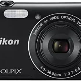 【中古】Nikon デジタルカメラ COOLPIX A300 光学8倍ズーム 2005万画素 ブラック A300BK