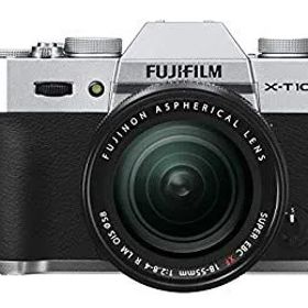【中古】【非常に良い】FUJIFILM ミラーレス一眼 X-T10 レンズキット シルバー X-T10LK-S w17b8b5