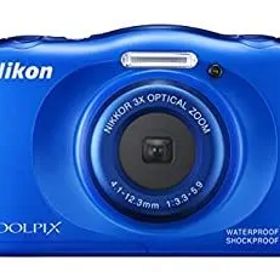 【中古】Nikon デジタルカメラ S33 防水 1317万画素 S33 ブルー S33BL