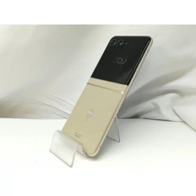 【中古】MOTOROLA 国内版 【SIMフリー】 motorola razr 50 サンドクリーム 12GB 512GB【札幌】保証期間1ヶ月【ランクB】