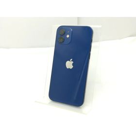 【中古】Apple SoftBank 【SIMロック解除済み】 iPhone 12 64GB ブルー MGHR3J/A【川崎】保証期間1ヶ月【ランクC】