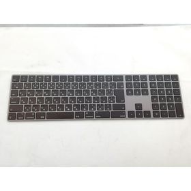 【中古】Apple Magic Keyboard（2018/テンキー付き/A1843） - 日本語（JIS） スペースグレイ MRMH2J/A【秋葉3号】保証期間１週間