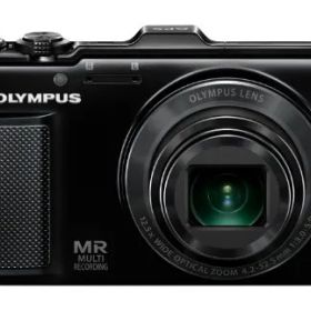 【中古】OLYMPUS デジタルカメラ SH-25MR ブラック iHSテクノロジー GPS・電子コンパス内蔵 1600万画素 裏面照射型CMOS 光学12.5倍ズーム DUAL IS ハイビ tf8su2k