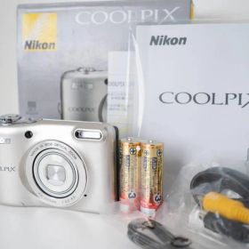 Nikon COOLPIX L30 デジタルカメラ シルバー★電池付#0042