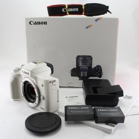 Canon ミラーレス一眼カメラ EOS Kiss M2 ボディー ホワイト KISSM2WH-BODY
