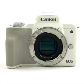 【全額返金保証】【最速発送】Canon デジタル一眼 EOS Kiss M2 ダブルズームキット ホワイト 美品 動作確認済