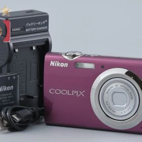 【中古】Nikon ニコン COOLPIX S230 パープル コンパクトデジタルカメラ