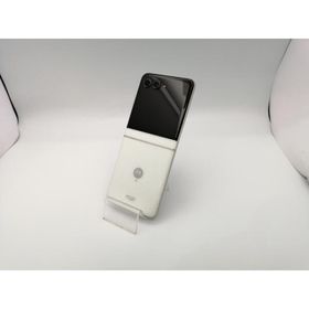 【中古】MOTOROLA docomo 【SIMフリー】 motorola razr 50d ホワイトマーブル 8GB 256GB M-51E【大阪堂島】保証期間１ヶ月【ランクB】