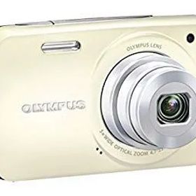 【中古】OLYMPUS デジタルカメラ VH-210 ホワイト 1400万画素 光学5倍ズーム DIS ハイビジョンムービー 3.0型LCD 広角26mm 3Dフォト機能 VH-210 WHT tf8su2k