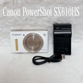 【外観美品】Canon PowerShot SX610 HS ホワイト