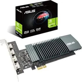 【中古】【非常に良い】ASUS NVIDIA GeForce GT 710 搭載 ファンレスモデル 2G GT710-4H-SL-2GD5
