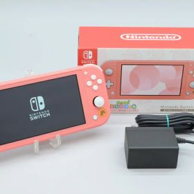 【中古】【ソフト欠品】Nintendo Switch Lite あつまれ どうぶつの森セット ～しずえアロハ柄～ HDH-S-PBZGB 外観ランクB