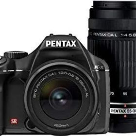 【中古】PENTAX デジタル一眼レフカメラ K-x ダブルズームキットブラック wyw801m