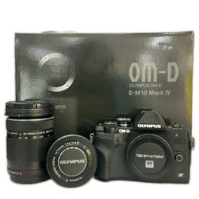 OM-D OM-D ミラーレス一眼カメラ OLYMPUS OM-D E-M10 Mark IV ブラック【中古】