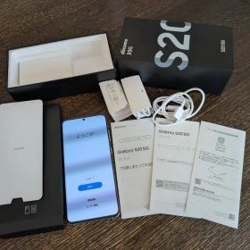 【美品】GalaxyS20 5G SC-51A 白色 docomo 属アリ5G