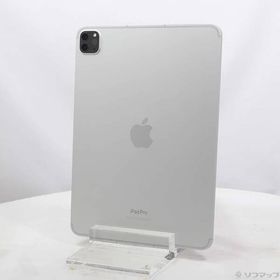 〔中古〕Apple(アップル) iPad Pro 11インチ 第4世代 512GB シルバー MNYH3J／A docomoロック解除SIMフリー〔305-ud〕