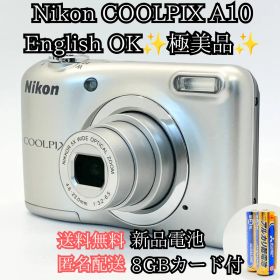 極美品✨Nikon COOLPIX A10 動作確認済 英語OK 8GBカード付