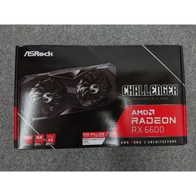 @【未使用品】 ASRock Radeon RX 6600 Challenger D 8G グラフィックカード