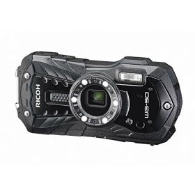 RICOH 防水デジタルカメラ RICOH WG-50 ブラック 防水14m耐ショック1.6m耐寒-10度 RICOH WG-50 BK 04571(中古品)