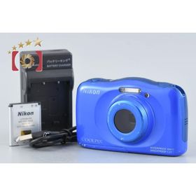 【中古】Nikon ニコン COOLPIX S33 ブルー コンパクトデジタルカメラ