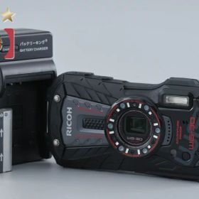 【中古】RICOH リコー PENTAX ペンタックス WG-30 ブラック 防水アクションカメラ