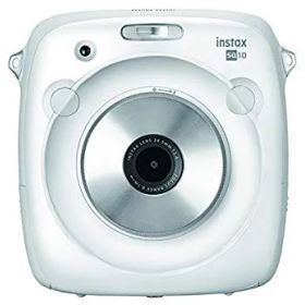 【中古】FUJIFILM デジタルチェキ SQUARE SQ10 ホワイト instax SQUARE SQ10 z2zed1b