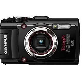 【中古】OLYMPUS デジタルカメラ STYLUS TG-3 Tough ブラック 1600万画素CMOS F2.0 15m防水 100kgf耐荷重 GPS+電子コンパス&内蔵Wi-Fi TG-3 BLK 9jupf8b