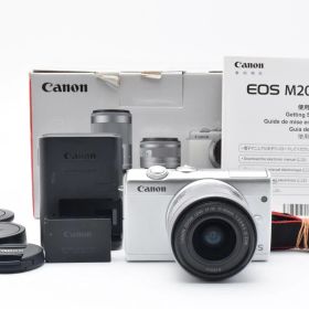 ★良品★ キヤノン Canon EOS M200 + EF-M 15-45mm F3.5-6.3 IS STM 元箱付き ARYM6105 #05