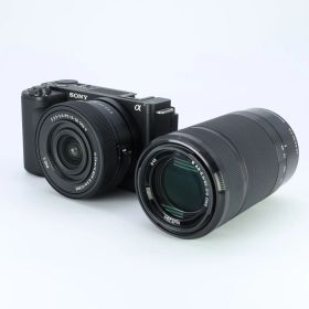 SONY VLOGCAM ZV-E10 II ダブルズームレンズキット ミラーレス一眼カメラ ブラック ZV-E10M2X [ズームレンズ+ズームレンズ] _GP00020080