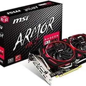 【中古】【非常に良い】MSI Radeon RX 580 ARMOR MK II 8G OC グラフィックスボード VD6544