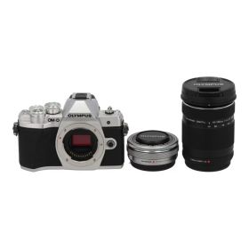 中古 ミラーレス一眼 ダブルズームキットOLYMPUS オリンパスOM-D E-M10 Mark III EZ ダブルズームキット BHXC06059コンディションランク【B】（商品 No.24-0）