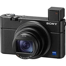 【中古】【非常に良い】ソニー/コンパクトデジタルカメラ/Cyber-shot / RX100VII / ボディ/ブラック / 1.0型積層型CMOSセンサー / 光学ズーム8倍(24-200mm) / 180度チル