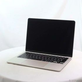 【中古】Apple(アップル) MacBook Air 13.6-inch Early-2024 MRXT3J／A Apple M3 8コアCPU_8コアGPU 8GB SSD256GB スターライト 〔26.3 Tahoe〕 【258-ud】