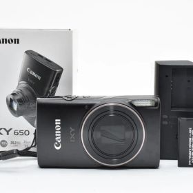 【箱付】Canon IXY 650 本体 デジタルカメラ ブラック