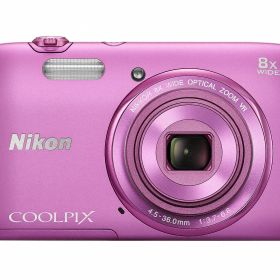 Nikon デジタルカメラ COOLPIX S3600 8倍ズーム 2005万画素 アザレアピンク S3600PK(中古品)
