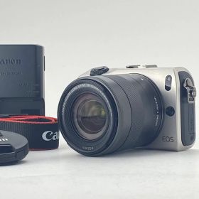 【極上美品・返品保証】Canon EOS M シルバー 標準レンズキット