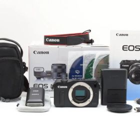 超美品キヤノン EOS M ミラーレスデジタルカメラボディ ブラック Canon