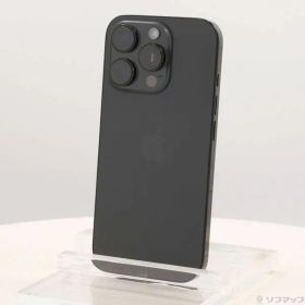ソフマップ 〔中古品〕 iPhone16 Pro 1TB ブラックチタニウム MYN83J／A SIMフリー【276】