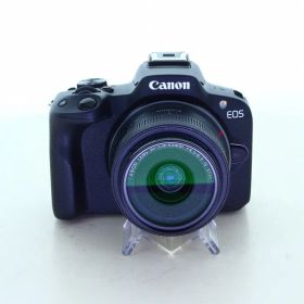 【中古】(キヤノン) Canon EOS R50 RF18-45 IS STM レンズキツト ブラツク