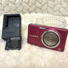 美品 LUMIX コンパクトデジタルカメラ ピンク DMC-FX77 デジカメ