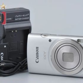 【中古】Canon キヤノン IXY 180 シルバー コンパクトデジタルカメラ